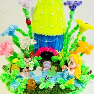 Colorful Fairy Garden Decor/Pen Holder
